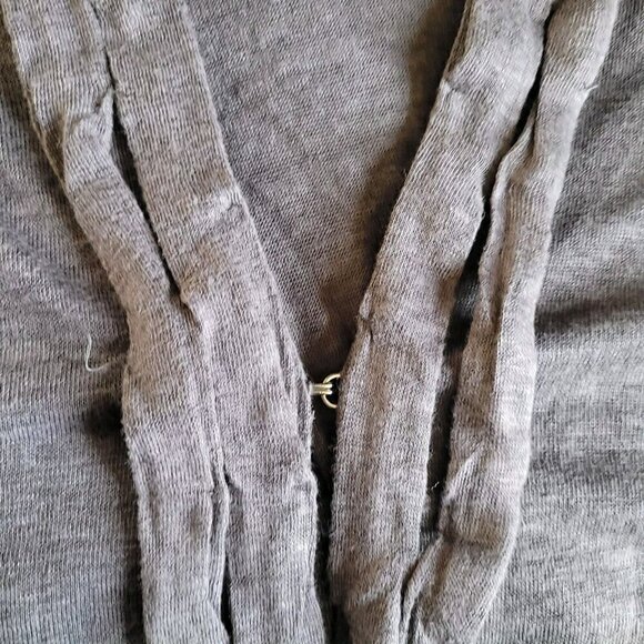 Nordstrom Classiques Entrier 100% Linen Cardigan Sweater Size Medium Belted - Picture 6 of 11